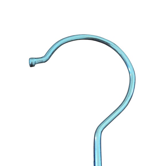 Lot of 5 BLACK Velvet Nonslip Hangers Pants Coats Shirts Ties Dresses Straps - Picture 3 of 4